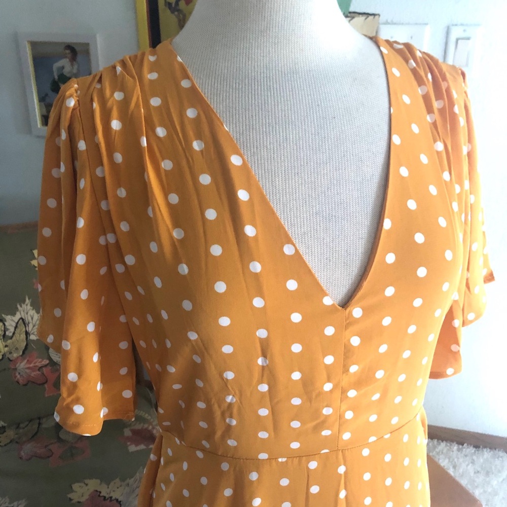 SOLD Retro Dress 1930s Style Polka Dot Pinup 30s - Picture 4 of 8